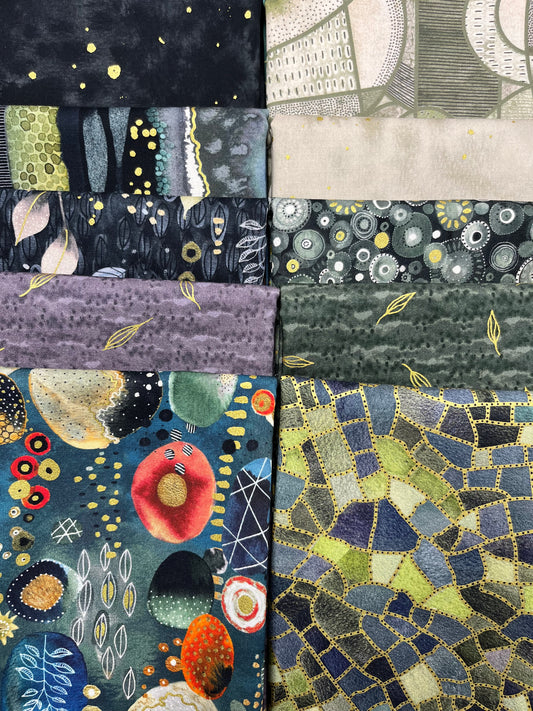 FLORA & FORM Earth 10 Fat Quarters