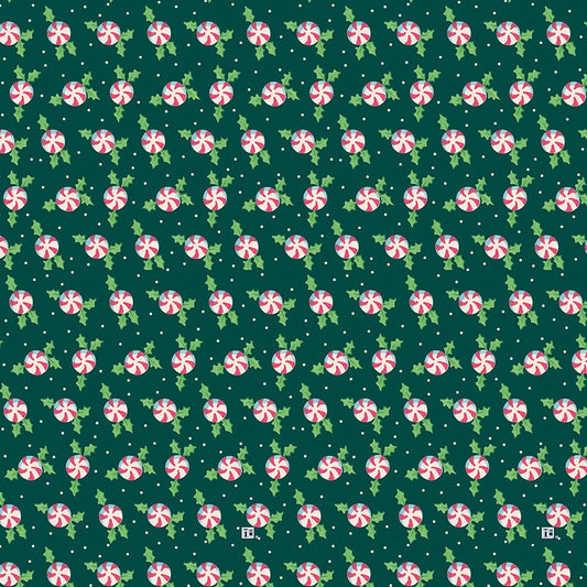 So Much Joy Holly Peppermints green