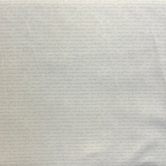 SPACED OUT Script grey