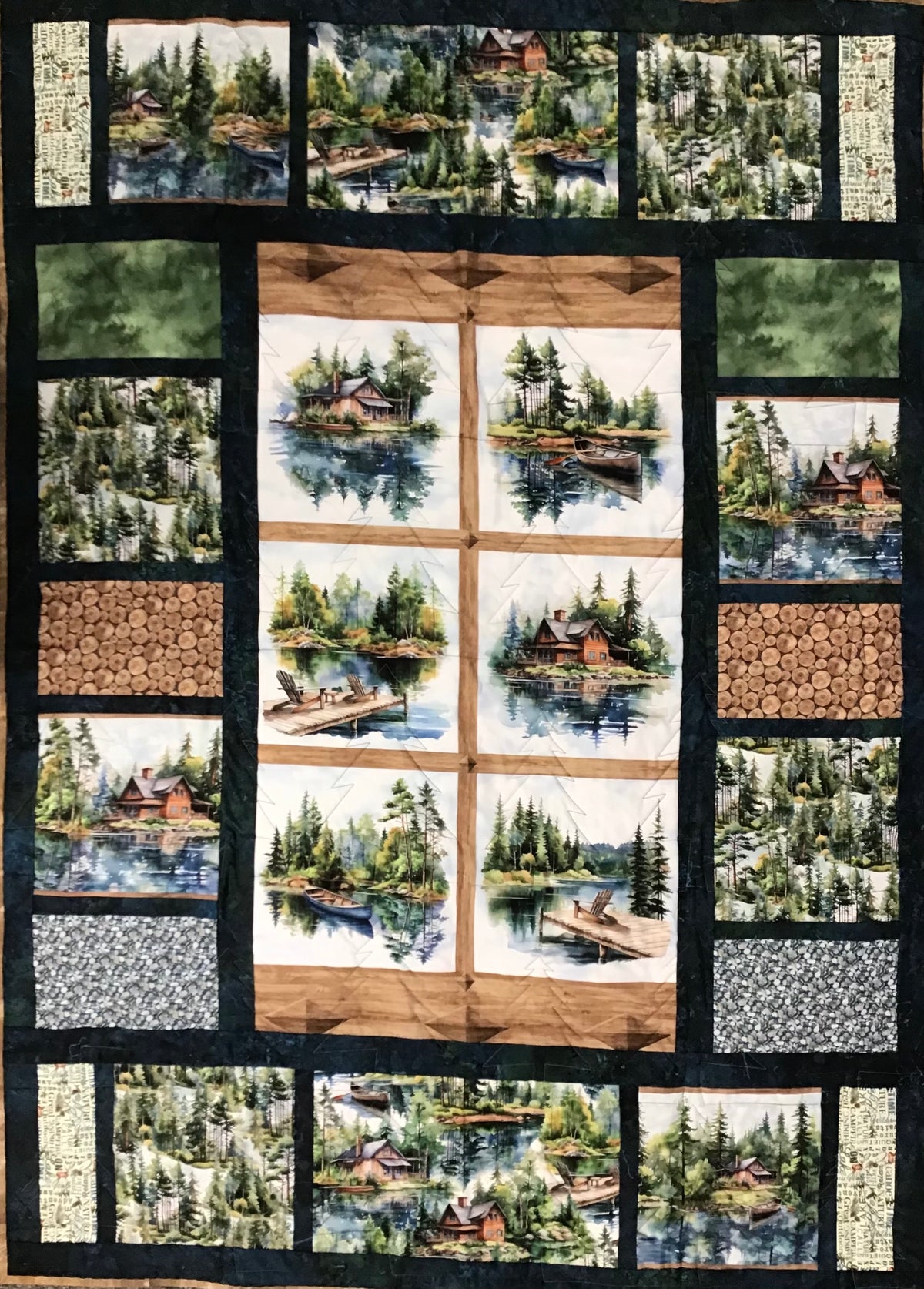 FARM FRESH Lake Retreat 49"x68"