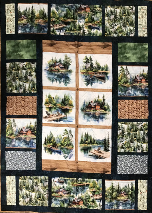 FARM FRESH Lake Retreat 49"x68"