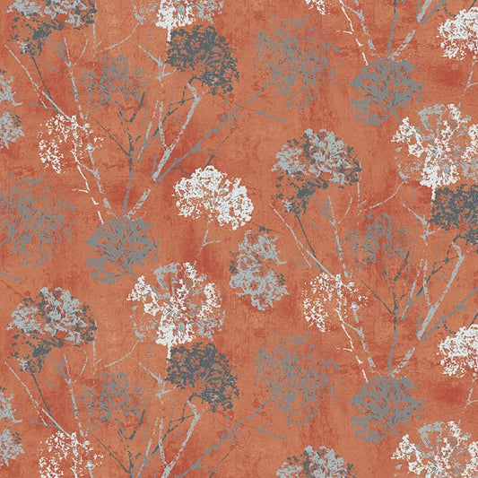 ROUGH AROUND THE EDGES Dandelion Stamp pumpkin