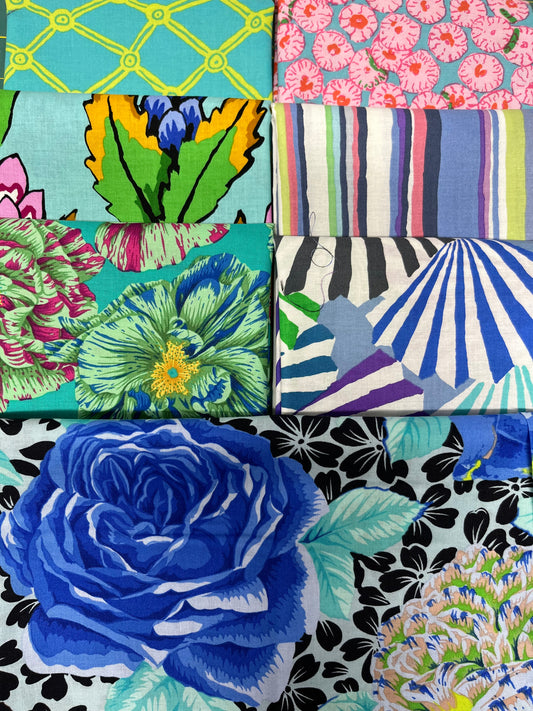 KAFFE Feb '26 Aqua 7 Fat Quarters