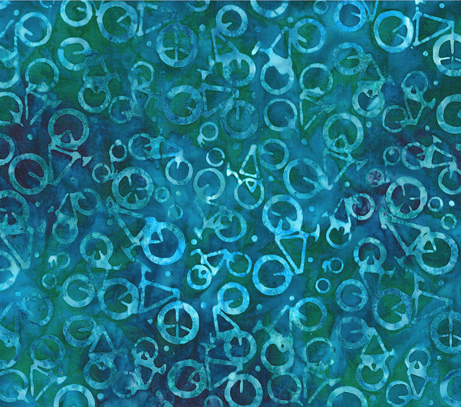 RIDE ON 4 Allover Toss Dark Teal