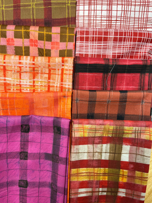 THE PLAID ONE 10 Fat Quarters