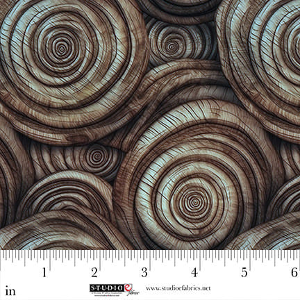 OUT OF THE WOODWORK Wood Grain Coils coffee