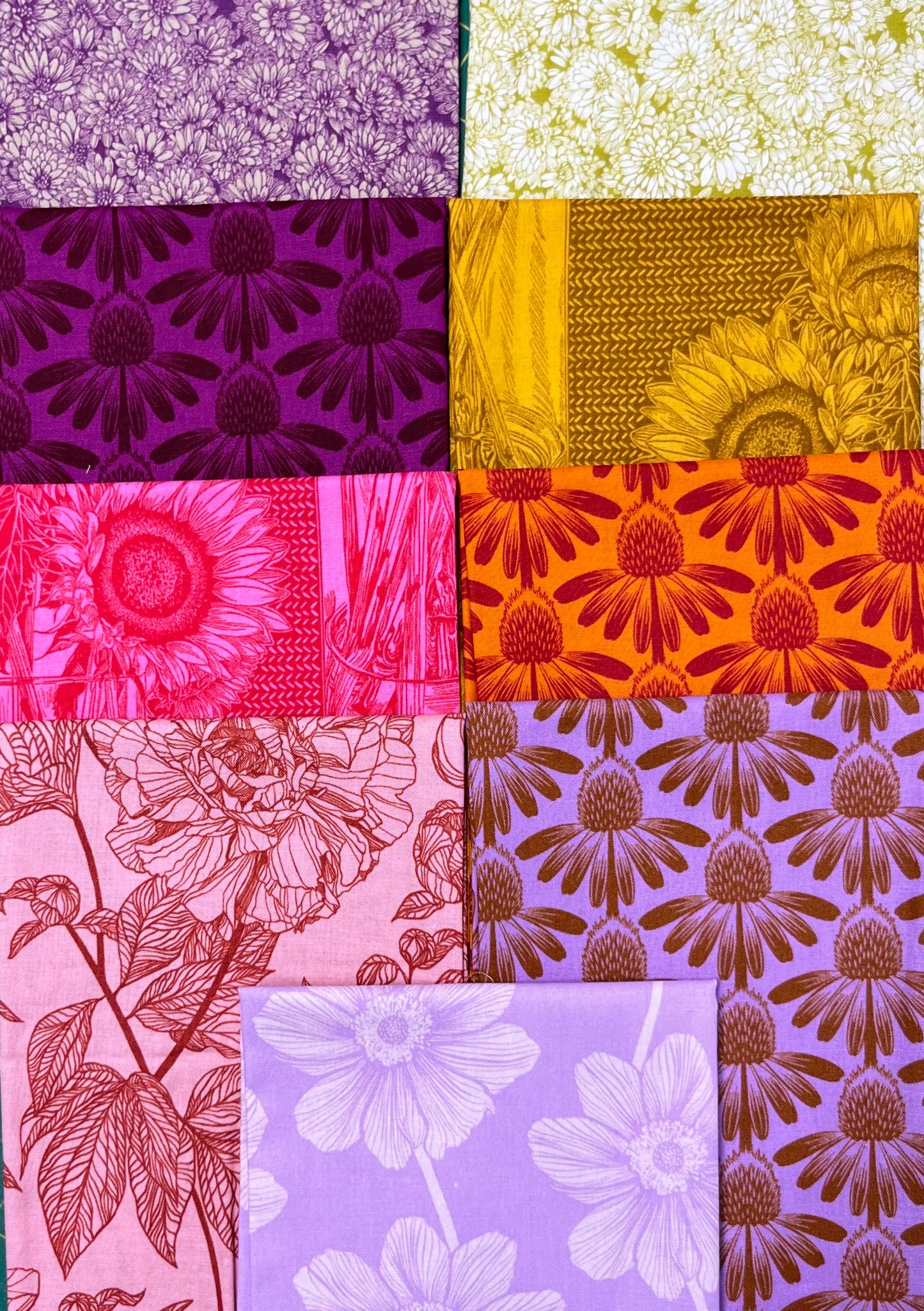 INDELIBLE Warm 9 Fat Quarters