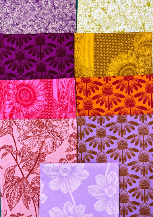 INDELIBLE Warm 9 Fat Quarters