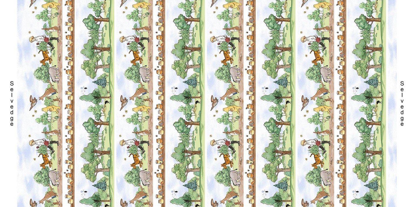 CLASSIC WINNIE Stripe brown/green