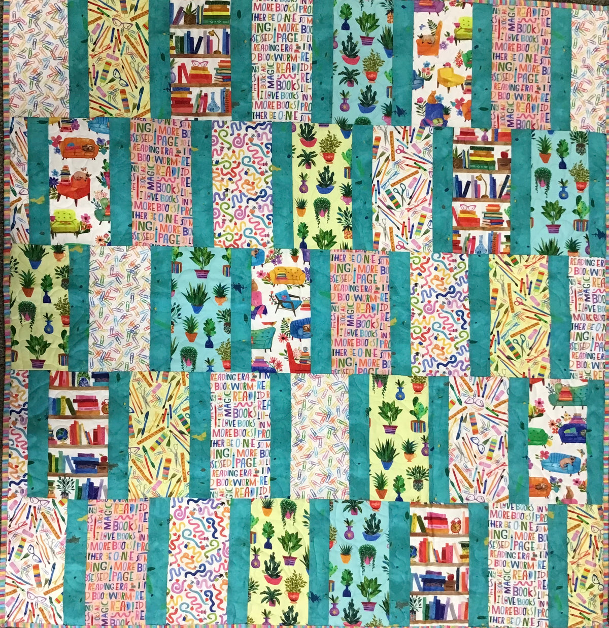 PRISTINE Books are Magic 45"x48"