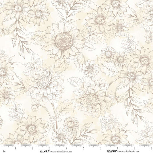 BASKETS OF AUTUMN BLESSINGS Tonal cream