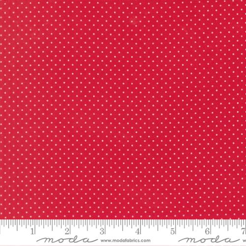 MERRILY ON HIGH Pin Dot christmas red