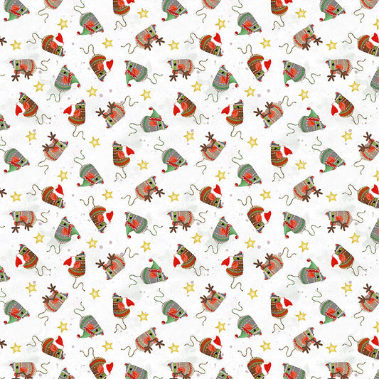 MEOWY CHRISTMAS Jolly Mice white