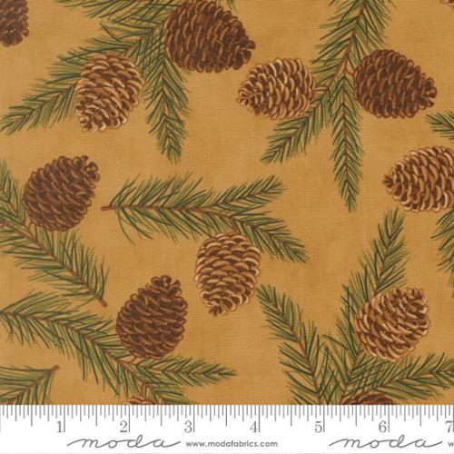 CUDDLE NORTHWOODS LODGE  Pinecones fawn -45" wide