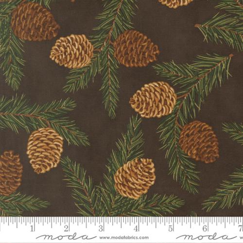 CUDDLE NORTHWOODS LODGE  Pinecones soil -45" wide