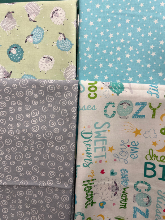 SWEET LITTLE LAMB 4 Half Yards