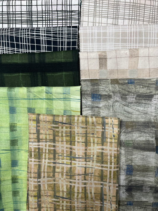THE PLAID ONE 9 Fat Quarters