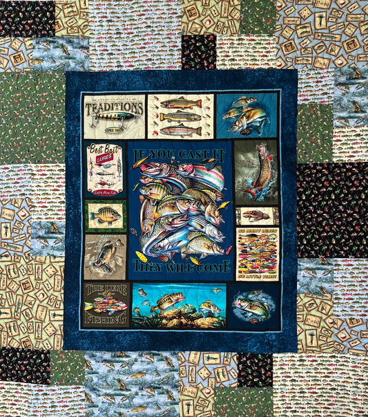 ALLURING The Lure of Fishing 56"x63"