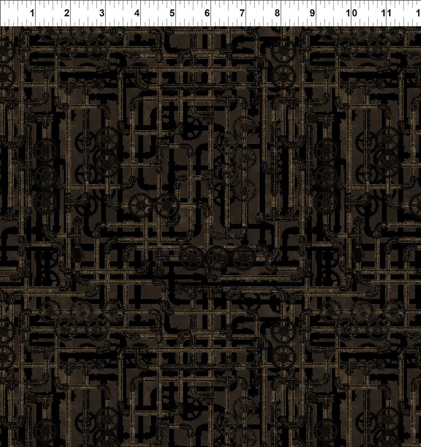 STEAMPUNK MENAGERIE Pipes brown