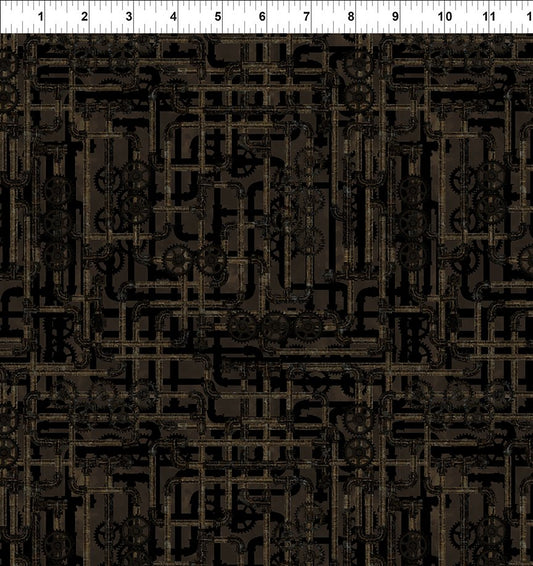 STEAMPUNK MENAGERIE Pipes brown