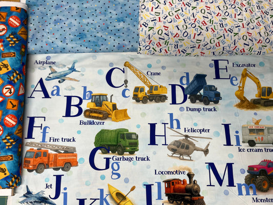 HOMECOMING Things that Go A-Z 46"x 54" BOY