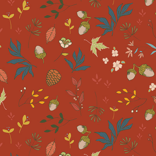 AUTUMN VIBES Acorns & Pinecones pecan