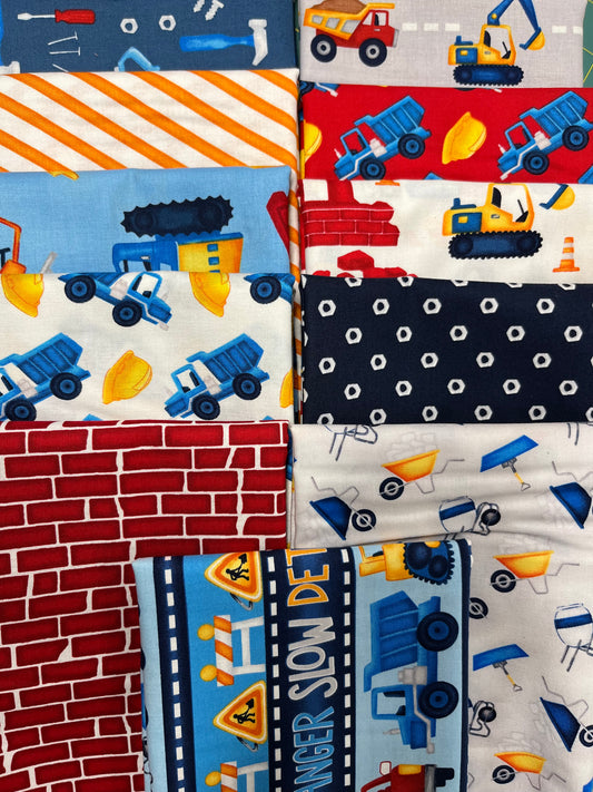 UNDER CONSTRUCTION 11 Fat Quarters