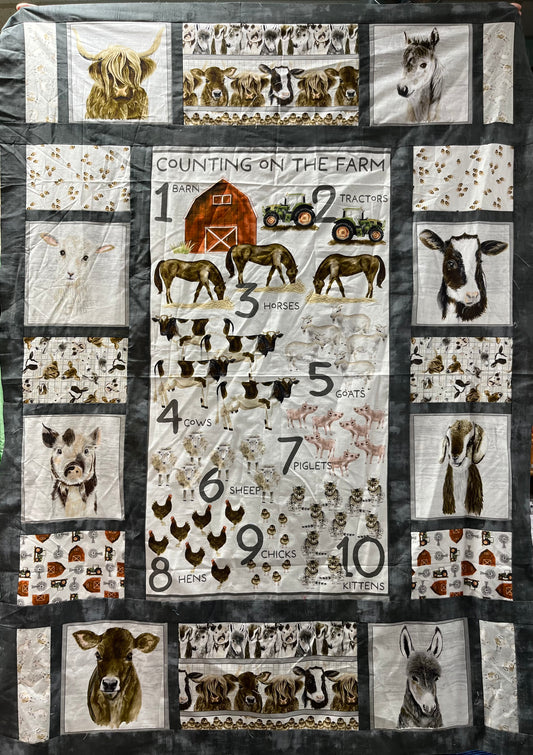 FARM FRESH Little Seedlings Farm 48"x68"