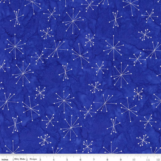 BATIKS EXPRESS YOURSELF HOLIDAY SPARKLE METALLIC deep water