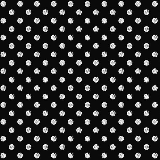 COFFEE CHALK Polka Dots black