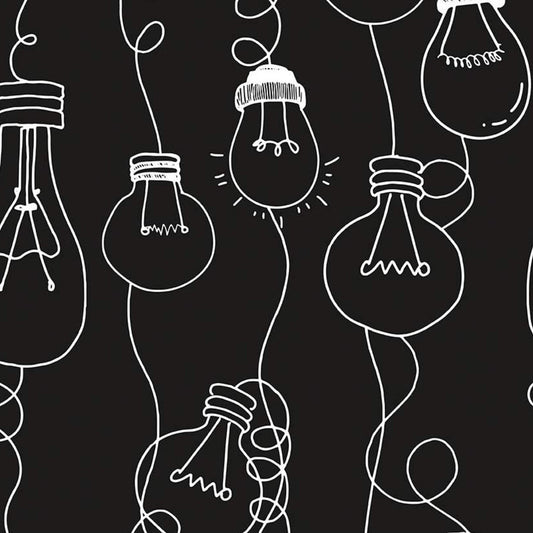 COFFEE CHALK Cafe Bulbs black