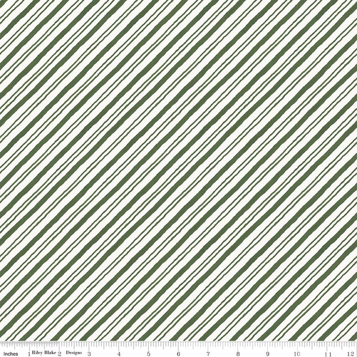 HOLIDAY SPIRIT Stripes green