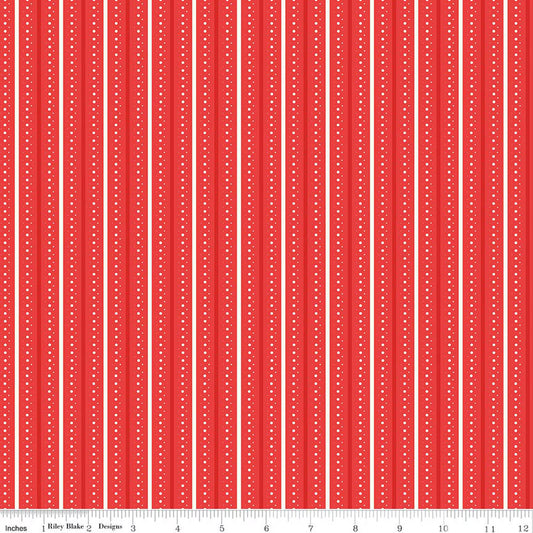 SUMMER'S IN TOWN Stripes red