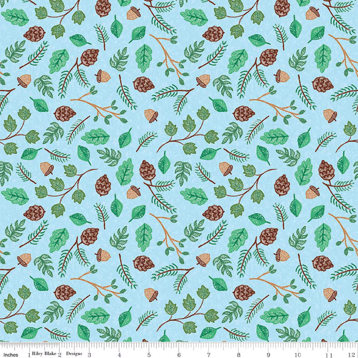 COLORFUL CRITTERS Botanical Blue