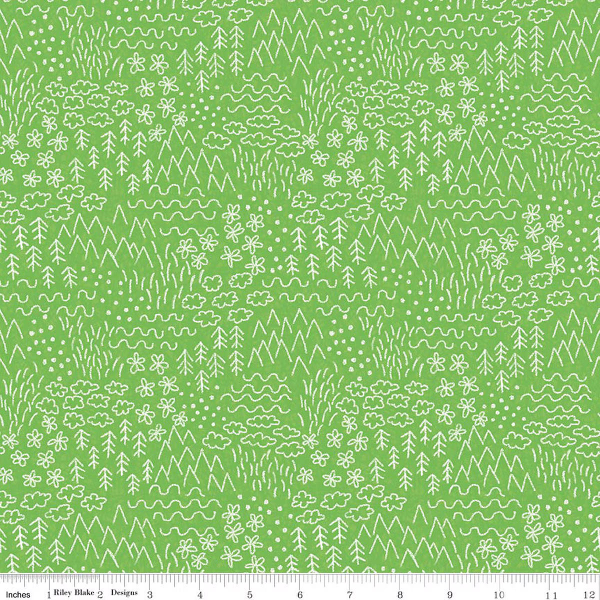 COLORFUL CRITTERS Sketch green