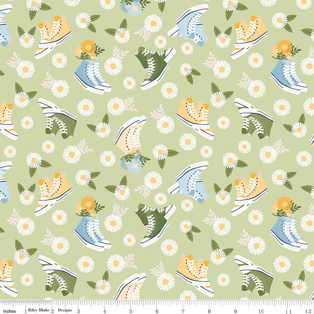 SUNSHINE & DANDELIONS Shoes honeydew