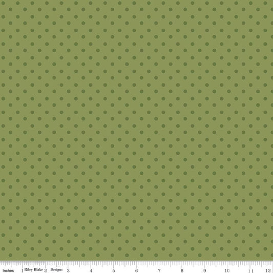 SUNSHINE & DANDELIONS Dots green
