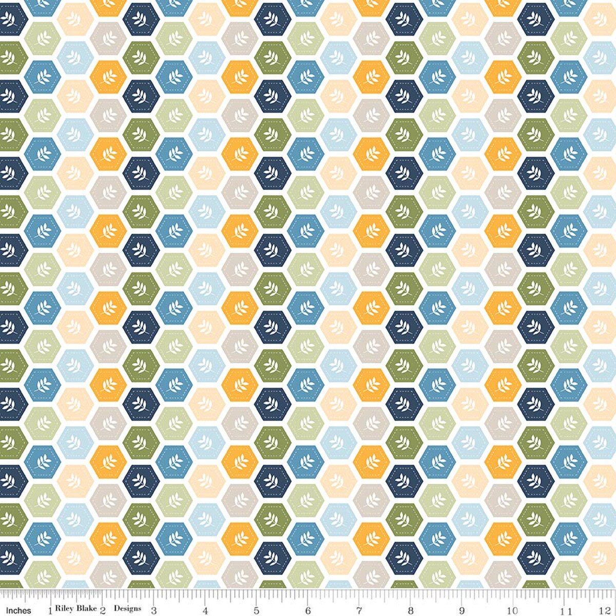 SUNSHINE & DANDELIONS Hexies multi