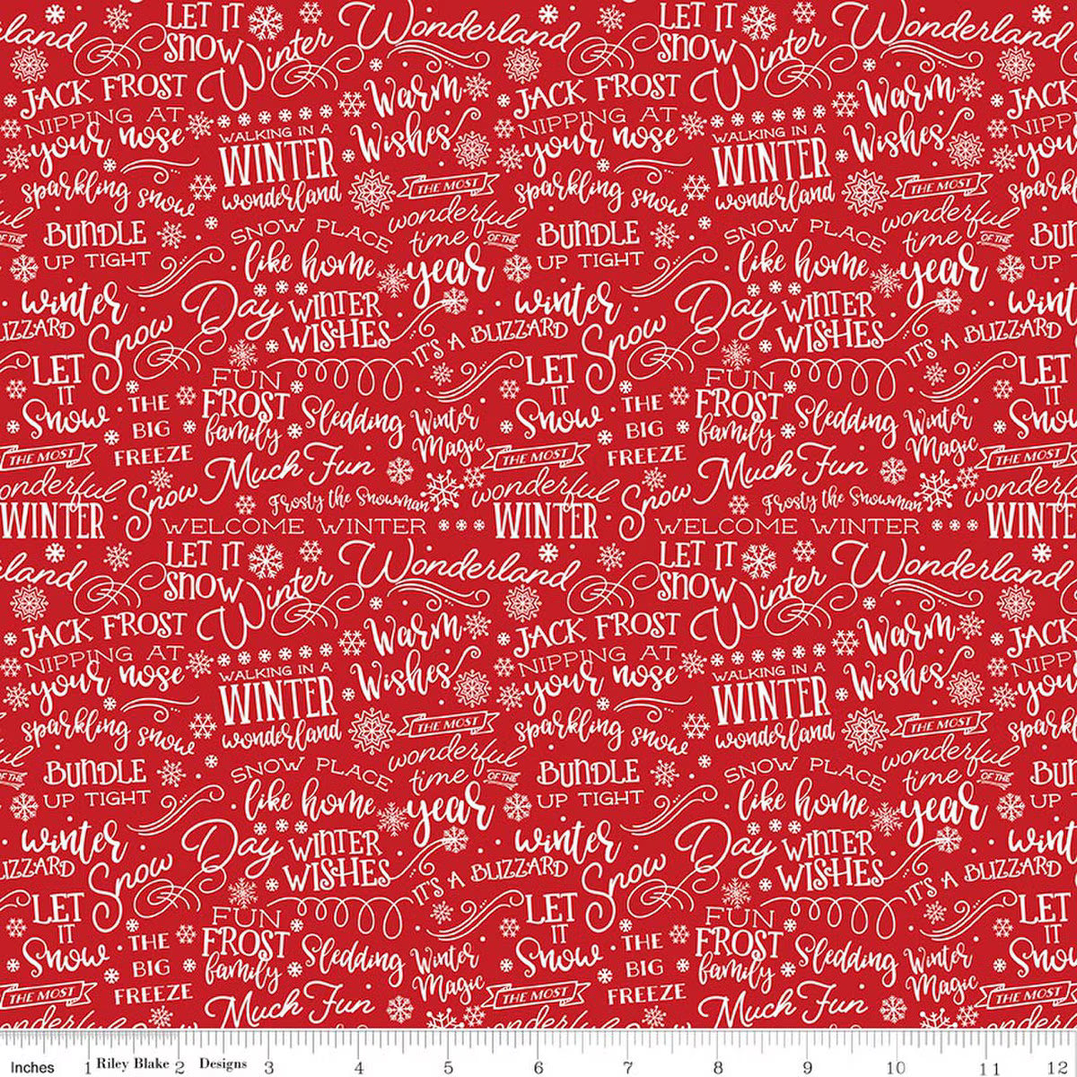 A PERFECT WINTER Text red
