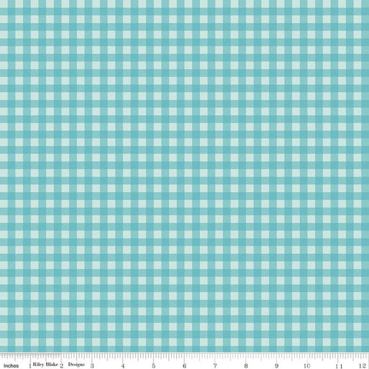 A PERFECT WINTER Plaid blue