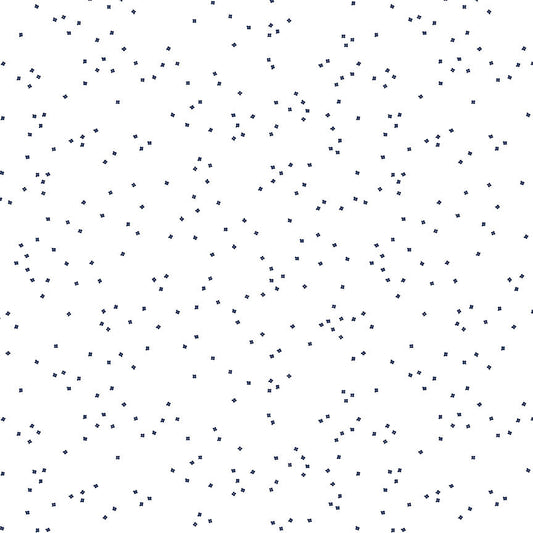 BLOSSOM On White navy