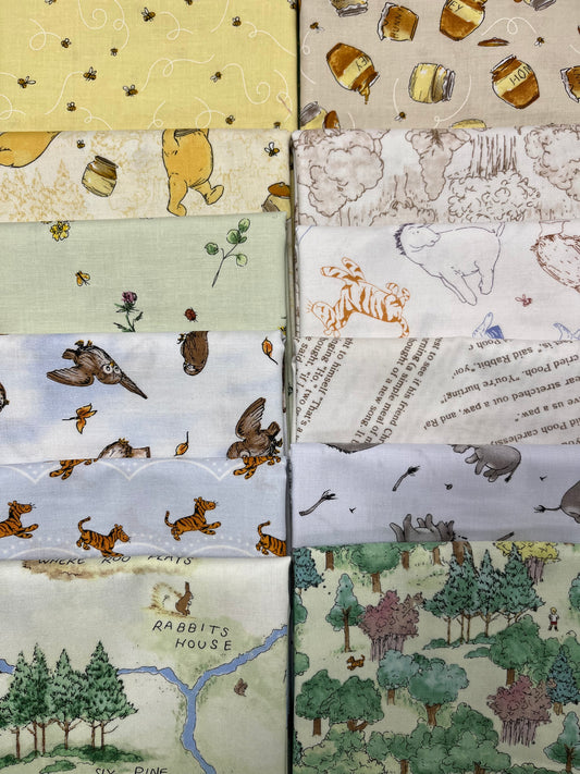 CLASSIC WINNIE 12 Fat Quarters
