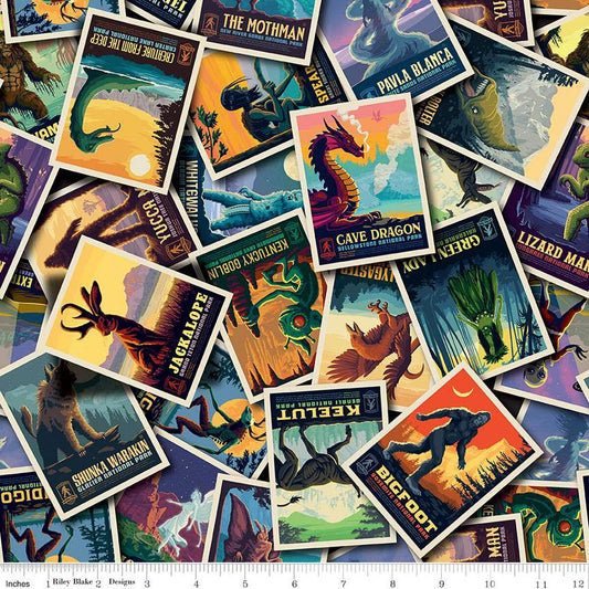 LEGENDS OF THE NATIONAL PARKS Tossed Postcards multi