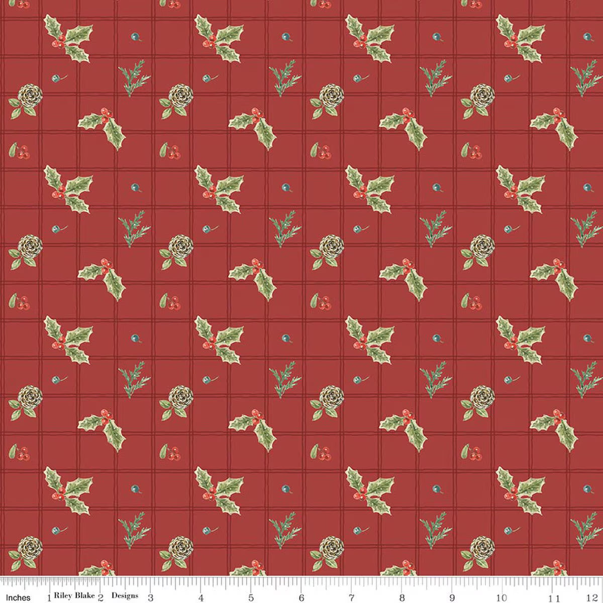 HOLIDAY SPIRIT Holly red