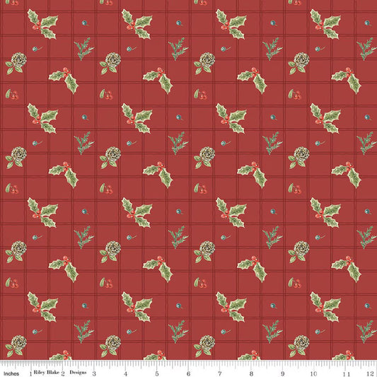 HOLIDAY SPIRIT Holly red