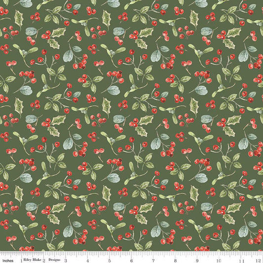 HOLIDAY SPIRIT Berries green