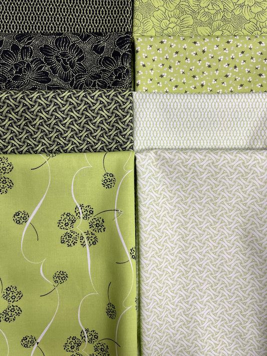 MATCHA Green 8 Fat Quarters