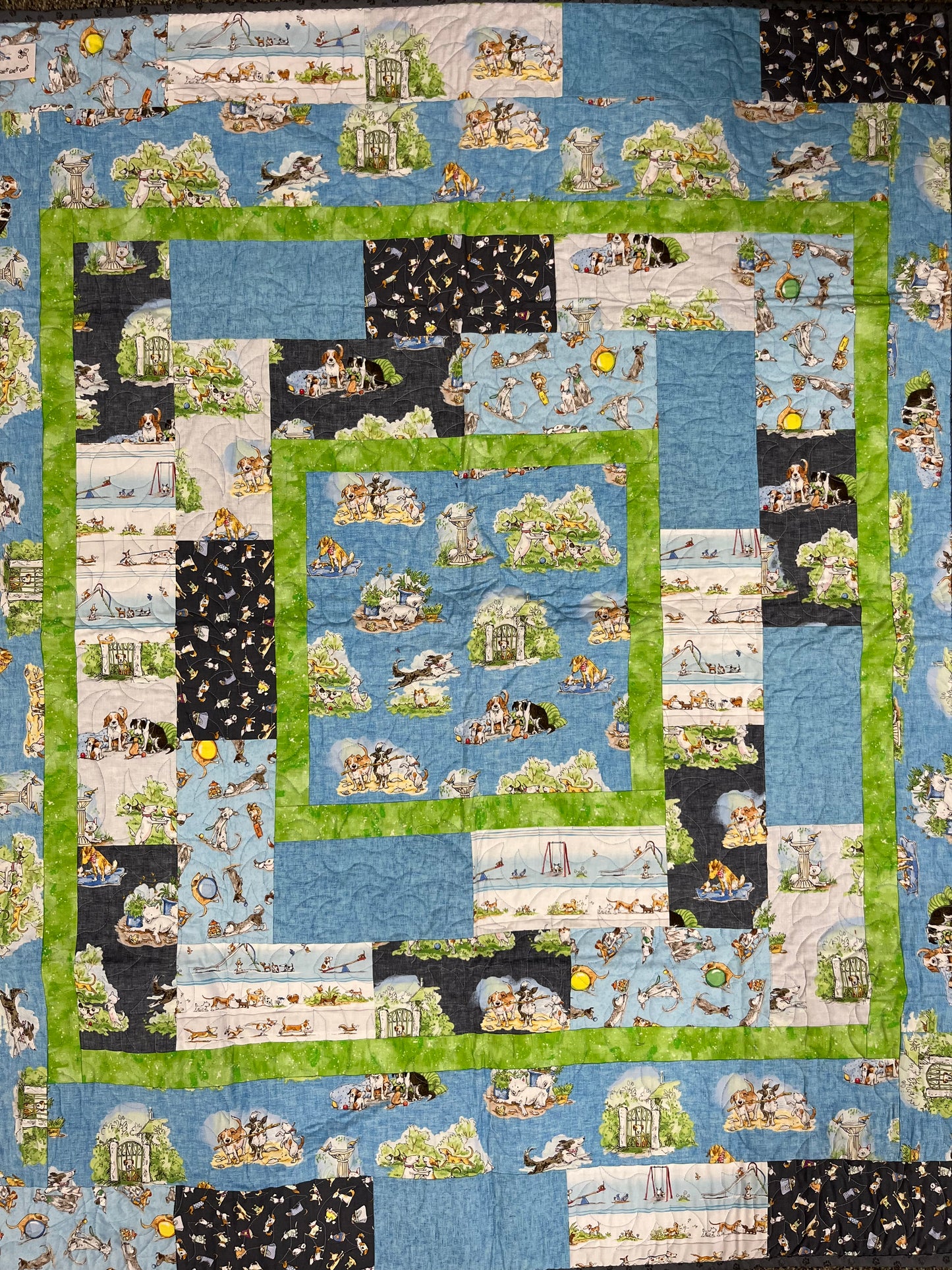 QUILT Show Stopper Day in the Park 45"x57"