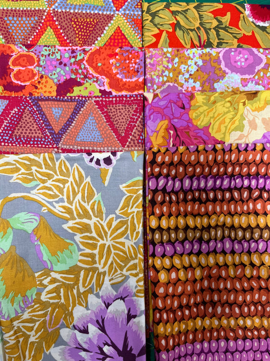 KAFFE VINTAGE Rust 8 Fat Quarters