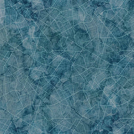 CITY HARBOR Road Map md blue